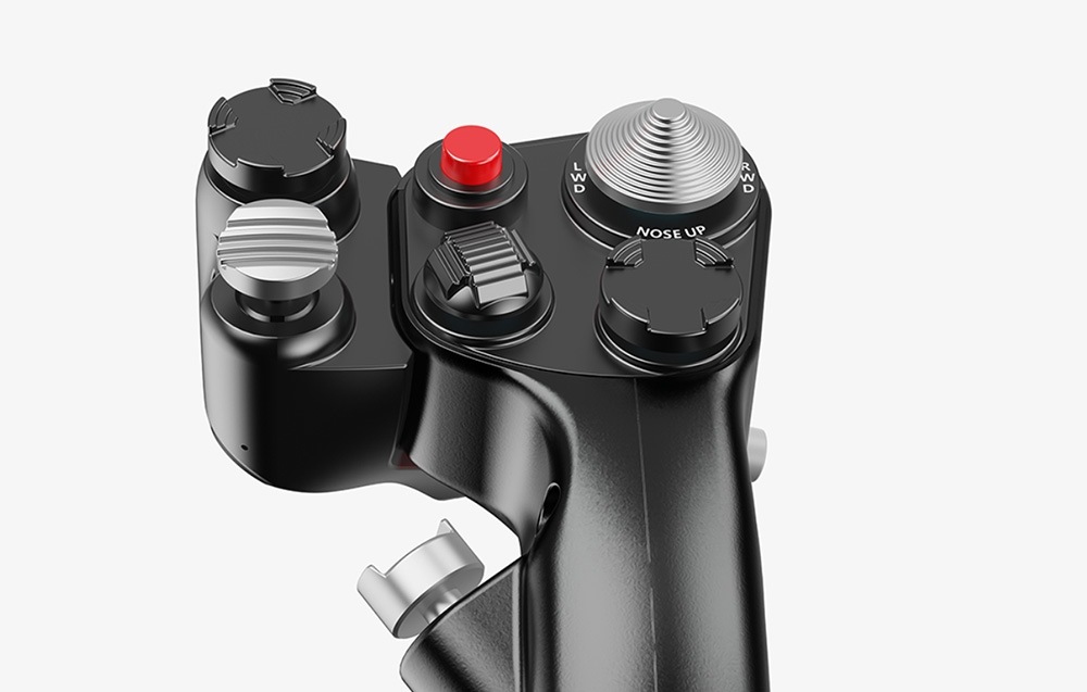 Výhodou je u Moza Racing Flightstick MH16 i modulární systém výměny prvků 