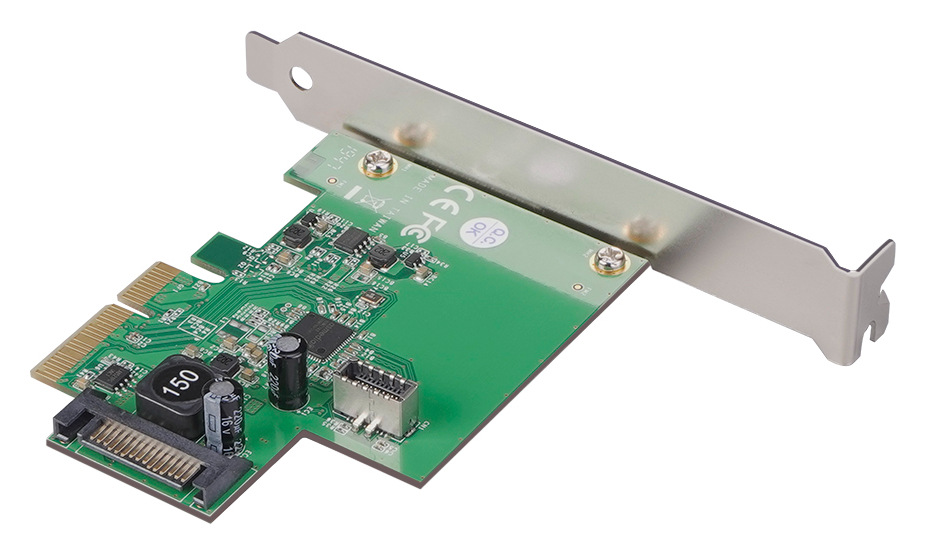 AKASA 10Gbps USB 3.2 Gen 2 Internal 20-pin to PCIe je kompatibilní s Windows i macOS