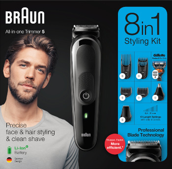 Zastřihovač multifunkční Braun MGK 5260 Braun MGK 5260 Grey