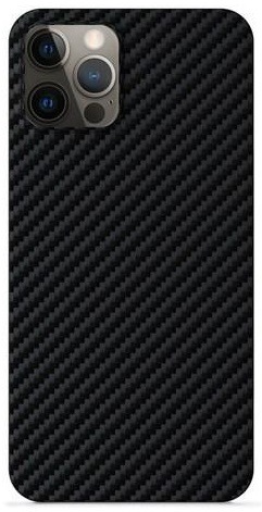 Kryt na mobil Epico Carbon na Apple iPhone 12/12 Pro černý