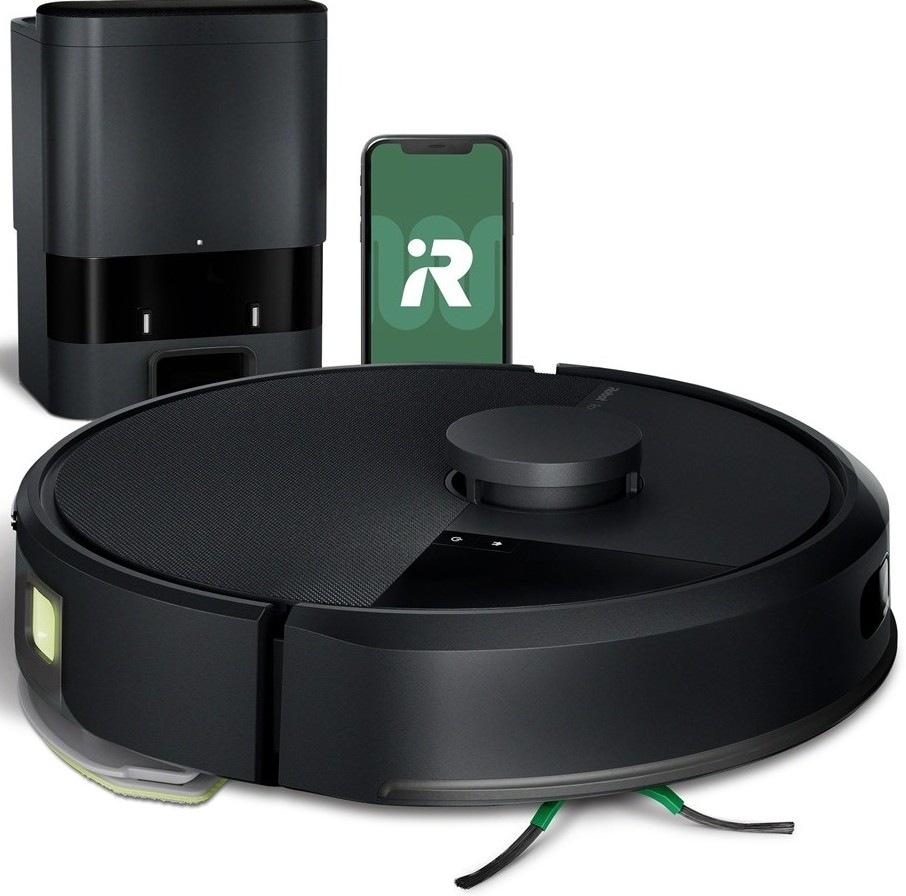 Robotický vysavač iRobot Roomba 105 Combo + AutoEmpty dock Black černý