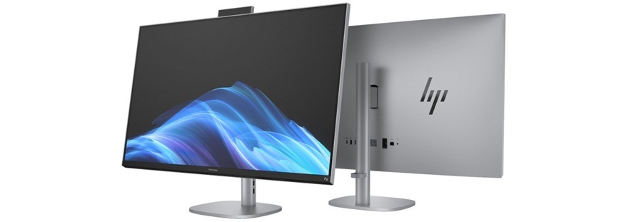 Počítač All In One HP OmniStudio X 32-c1001nc + Game Pass předplatné na 2 měsíce šedý Detail obrázku all-in-one počítače.