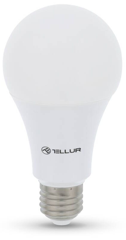 Chytrá žárovka Tellur WiFi Smart LED E27, 10 W, teplá bílá