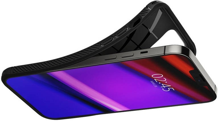 Kryt na mobil Spigen Rugged Armor na Apple iPhone 13 Pro Max černý