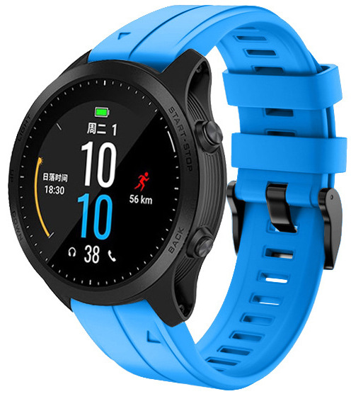 Řemínek RhinoTech pro Garmin QuickFit sportovní silikonový 26mm modrý