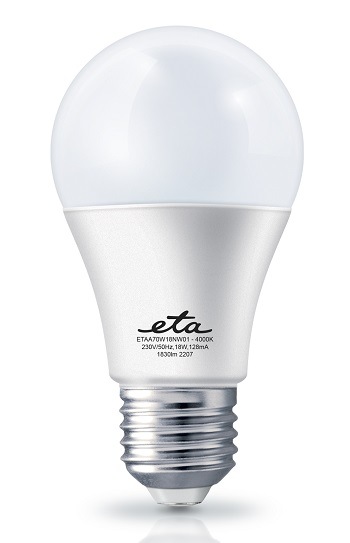 Žárovka LED ETA EKO LEDka klasik 18W, E27, neutrální bílá