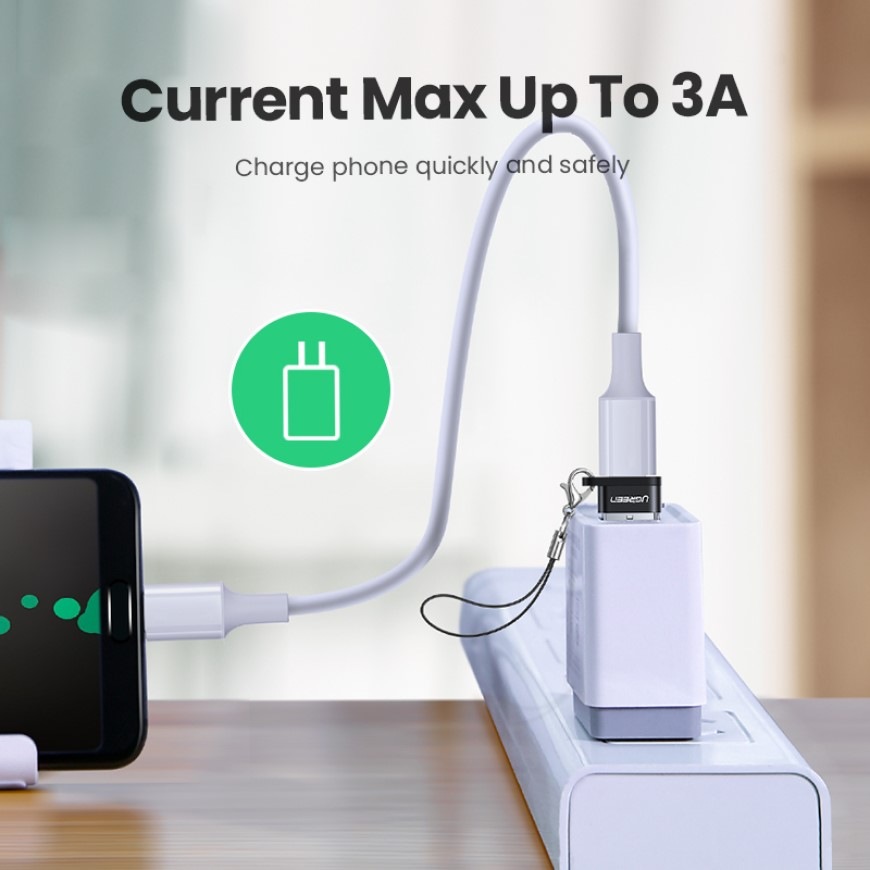 Redukce UGREEN USB-C/USB 2.0 černá Redukce UGREEN USB-C/USB 2.0 - černá