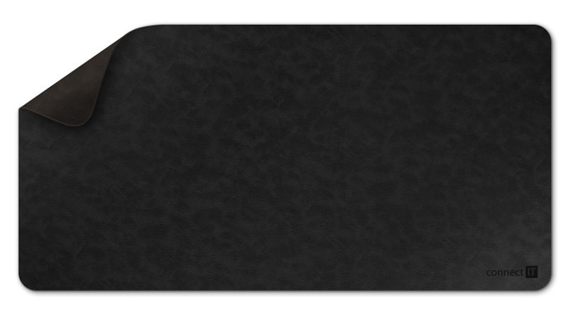 Podložka pod klávesnici a myš Connect IT DoubleColor černá/hnědá