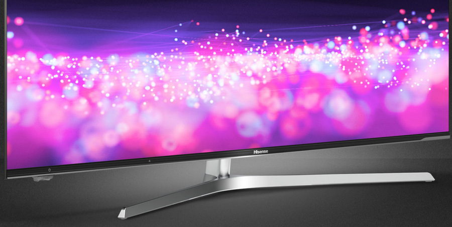 Televize Hisense H55U7A černá/stříbrná
