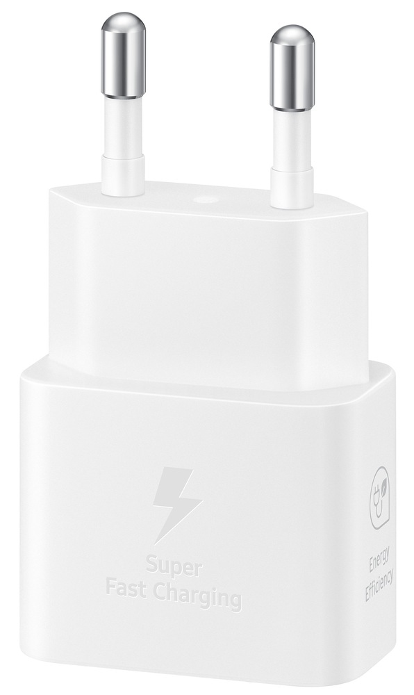 Nabíječka do sítě Samsung EP-T2510, USB-C, 25W + USB-C kabel 1m bílá