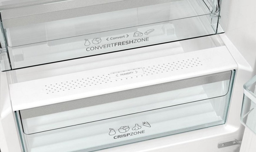 Chladnička s mrazničkou Gorenje Advanced NRK620DA2W4 bílá Beznámrazová chladnička Gorenje NRK620DA2XL4, nerezová, zásuvka FreshZone