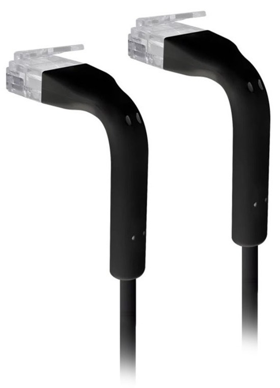 Kabel Ubiquiti UniFi Patch RJ45, Cat6, 0,1m černý