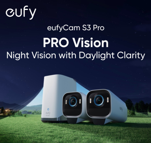 IP kamera Anker Eufy EufyCam S3 Pro 2-Cam Kit - bílá
