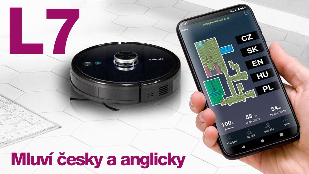 Robotický vysavač Salente RTX-L7