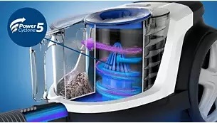 Podlahový vysavač Philips PowerPro Compact FC9330/09 červený/modrý Podlahový vysavač Philips PowerPro Compact FC9330/09 červený/modrý