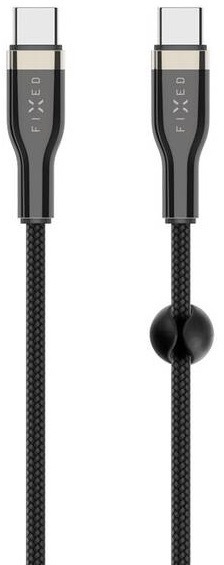 Kabel FIXED USB-C/USB-C s podporou PD, 100W, 2m černý