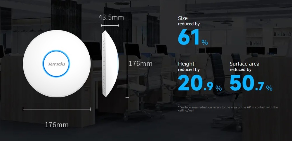 Přístupový bod (AP) Tenda i27, Wireless AX3000, WiFi 6 bílý Přístupový bod (AP) Tenda i27, Wireless AX3000, WiFi 6 bílý