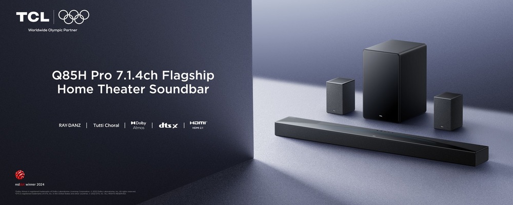 Soundbar TCL Q85H PRO černý Soundbar TCL Q85H PRO černý