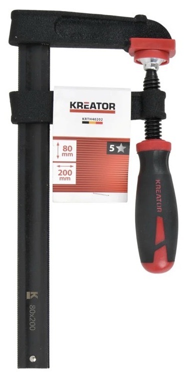 Svorka Kreator s rozpětím 200 mm, upínací síla 270 kg