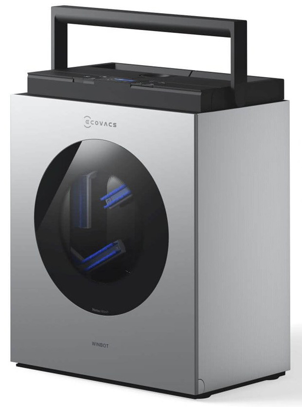 Robotický čistič oken Ecovacs WINBOT W3 OMNI s technologií TruEdge, černá barva