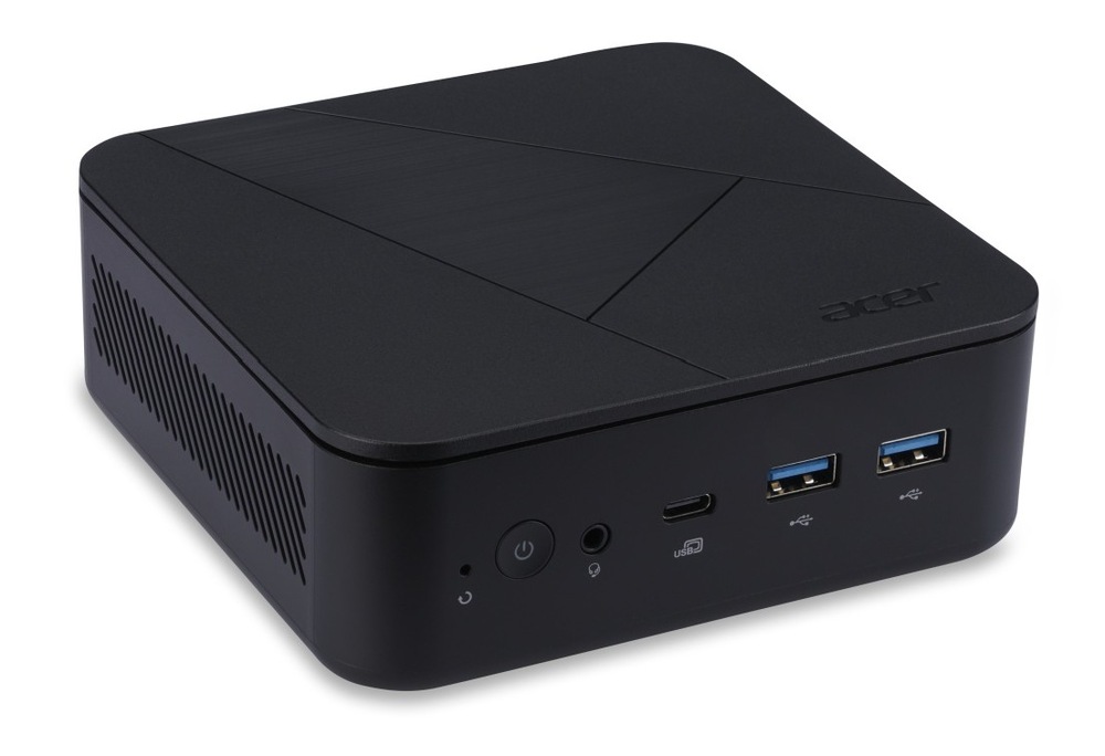 PC mini Acer Veriton N1502G-13U5U NUC i7, černá barva.