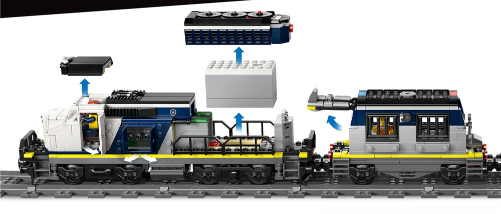 Vláček můžete vystavit, vyrazit s ním na první jízdu a postupně ho rozšířit o další modely LEGO City.