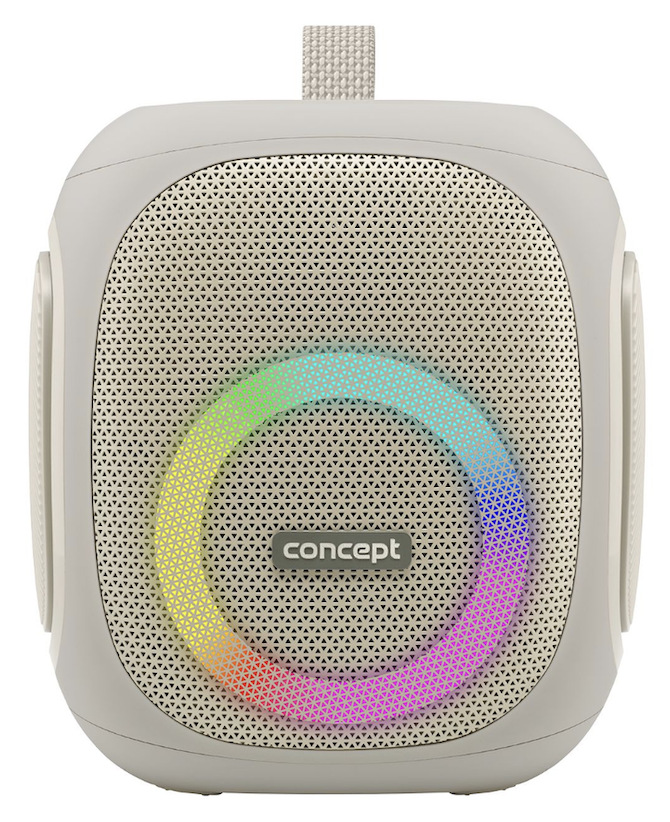 Přední mřížka reproduktoru Concept SoundJoy BR5036 s vícebarevným světelným kruhem