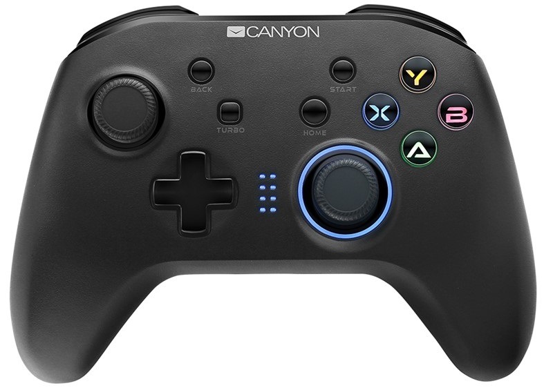 Gamepad Canyon CND-GPW3 4v1 pro Nintendo Switch, Android, PC, PS3 černý