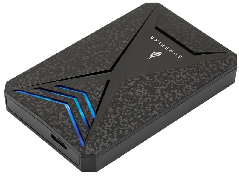 Externí pevný disk 2,5" SureFire Gaming Bunker HDD USB 3.2 Gen 1 1TB černý