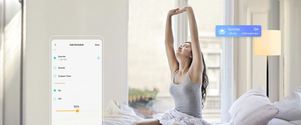 Chytrá žárovka TP-Link Tapo L510E Smart, 8,7 W, E27, teplá bílá, 2ks