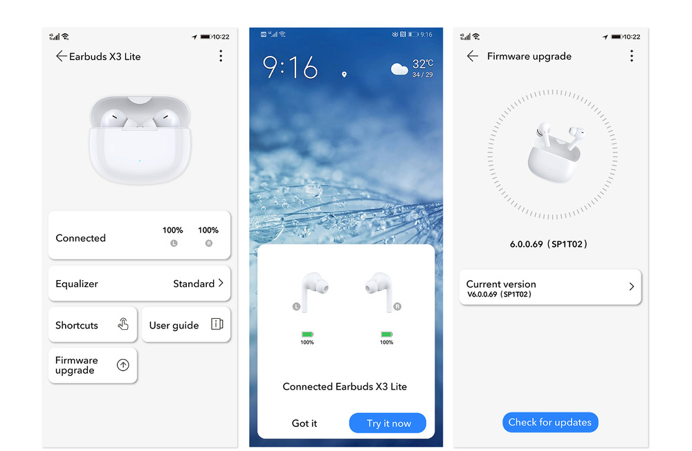 Sluchátka HONOR CHOICE Earbuds X3 Lite bílá Honor Choice Earbuds X3 Lite