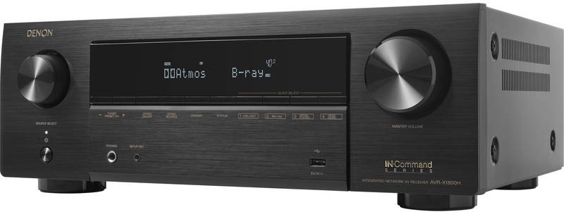 AV Receiver Denon AVR-X1800H černý