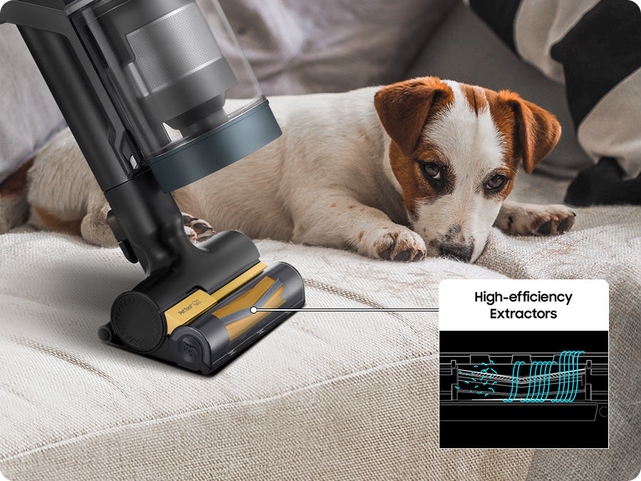 Tyčový vysavač Samsung BESPOKE JET pet VS20B95823W/GE Tyčový vysavač Samsung BESPOKE JET pet VS20B95823W/GE