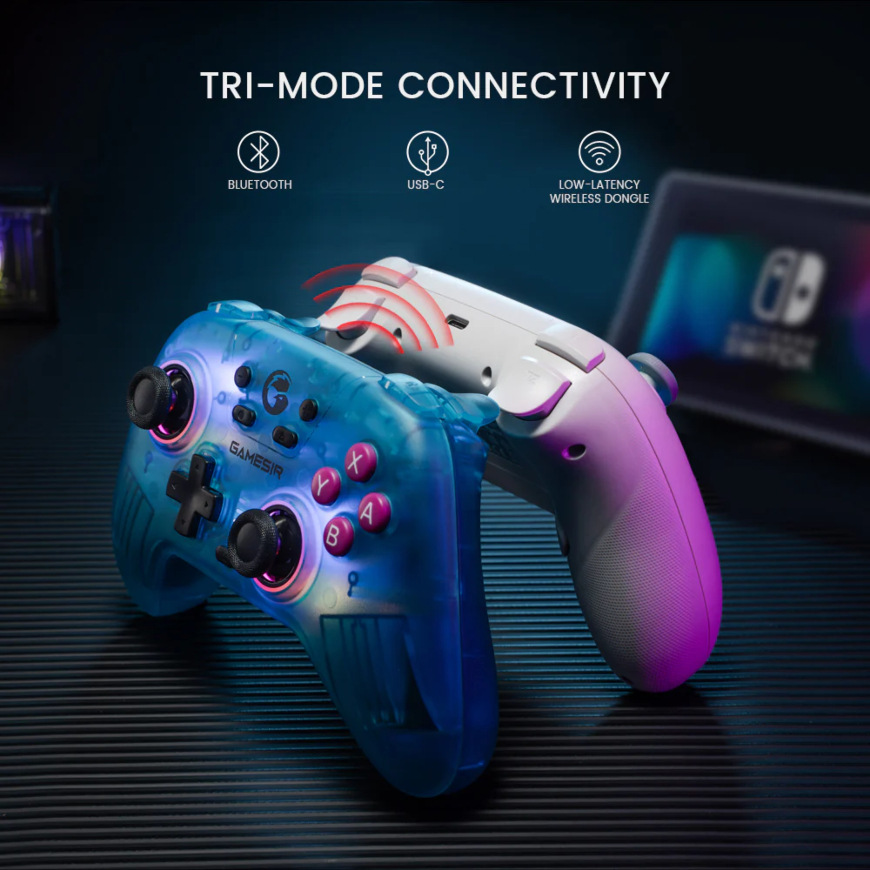 Gamepad GameSir GameSir Nova MultiPlalform Gaming Controller RW (Android, iOS, Nintendo Switch) bílý GameSir Nova MultiPlalform Gaming Controller RW, bílá