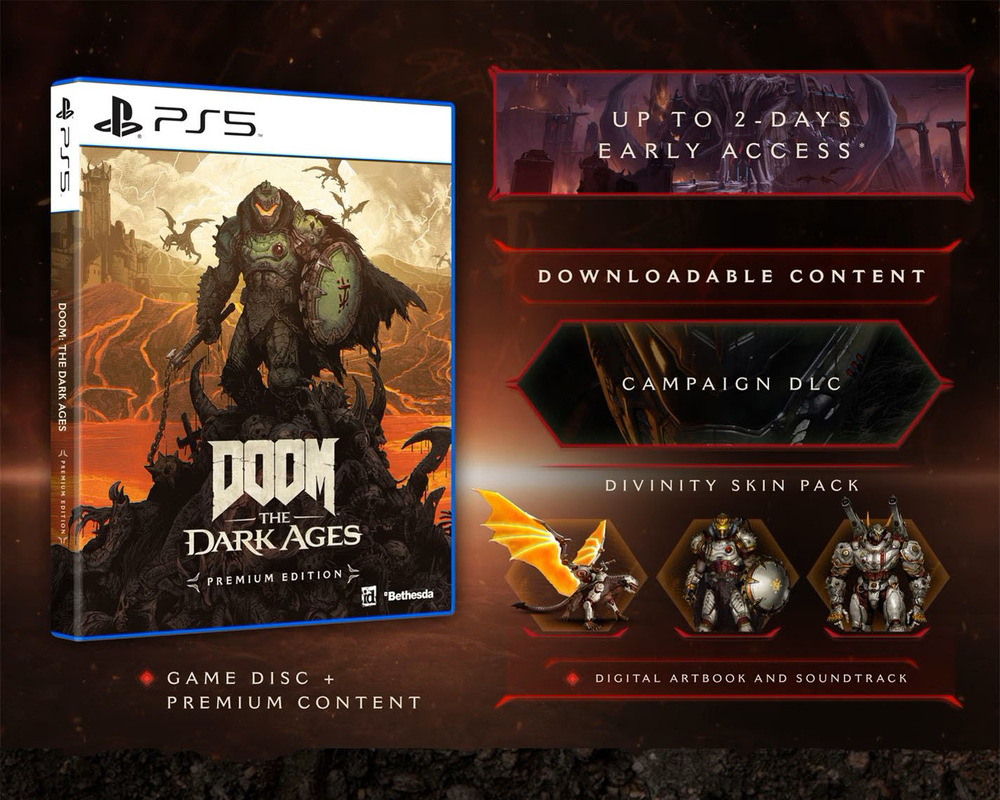 Hra Bethesda PlayStation 5 DOOM: The Dark Ages Premium Edition DOOM: The Dark Ages Premium Edition PS5