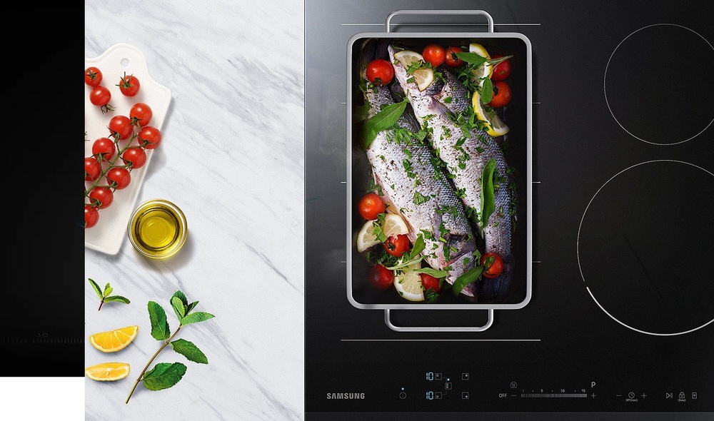 Indukční varná deska Samsung NZ64N9777GK/E1 černá Indukční varná deska Samsung NZ64N9777GK/E1 černá