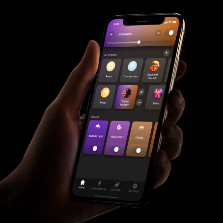 Venkovní svítidlo Philips Hue Lily XL White and Color Ambiance Spot, bez zdroje černé