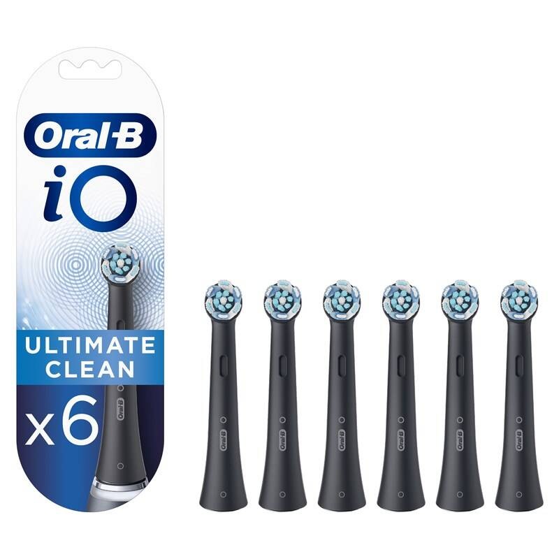 Náhradní kartáček Oral-B iO Ultimate Clean Black (6 ks)