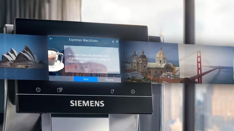 Espresso Siemens TQ707R03 černé/nerez Espresso Siemens TQ707R03 černé/nerez