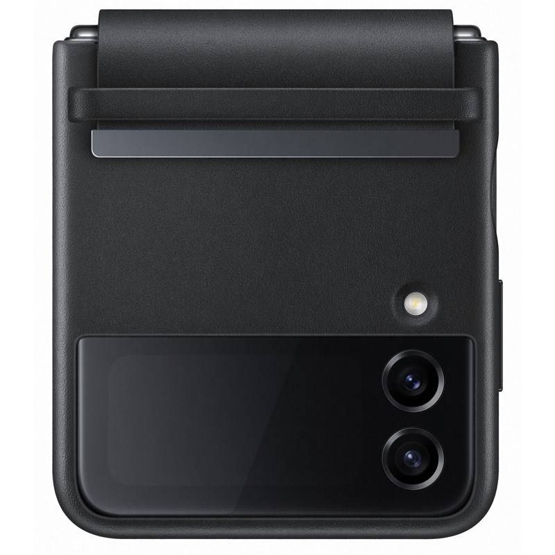 Kryt na mobil Samsung Galaxy Z Flip4 Flap Leather černý
