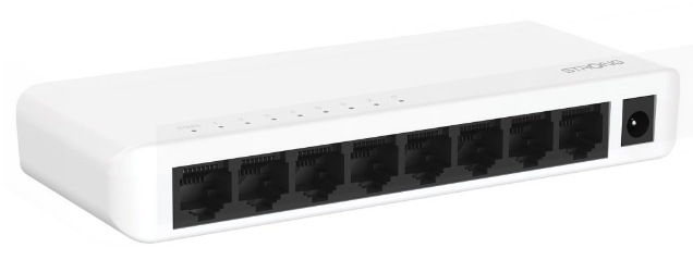 Switch Strong SW8000P 8-Port Gigabit bílý/plast
