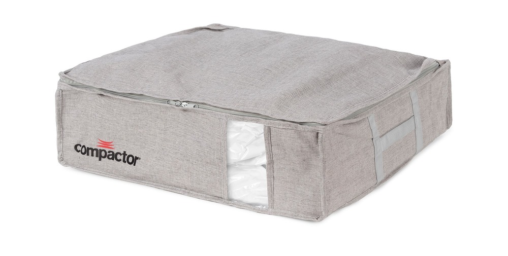 Vakuový úložný box s pouzdrem Compactor OXFORD L, 56 × 56 × 16 cm