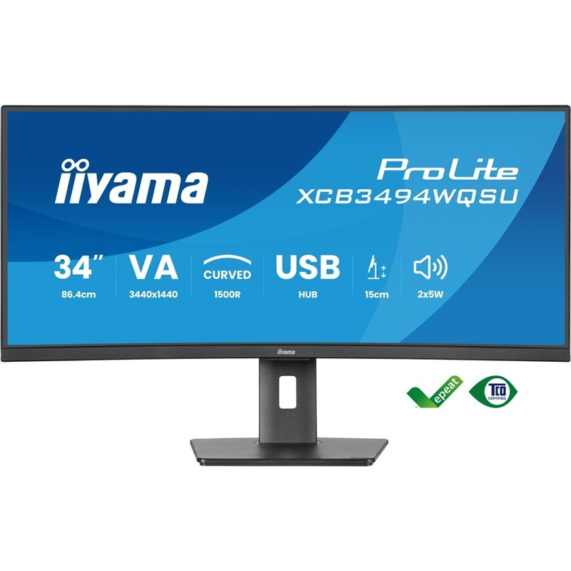 Monitor IIYAMA ProLite XCB3494WQSU-B1 černý
