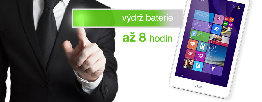 Dotykový tablet Acer Iconia Tab W1-810 bílý Dotykový tablet Acer Iconia Tab W1-810 bílý