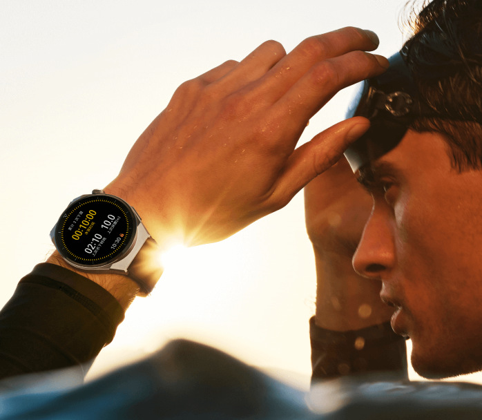 Chytré hodinky Huawei Watch GT 3 Pro 46 mm - Light Titanium Case + Light Titanium Strap Chytré hodinky Huawei Watch GT 3 Pro 46 mm - Light Titanium Case + Light Titanium Strap