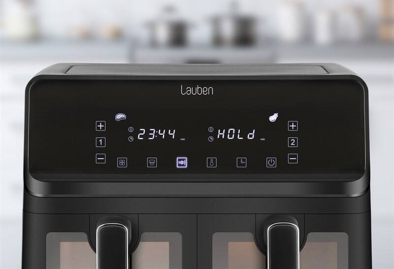 Fritéza horkovzdušná Lauben DualZone® Air Fryer 8000BC černá Fritéza horkovzdušná Lauben DualZone® Air Fryer 8000BC černá