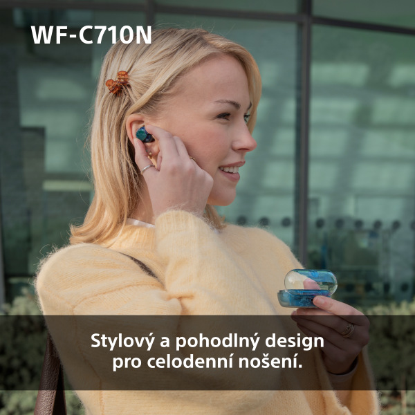 Sluchátka Sony WF-C710N Noise Cancelling - modrá
