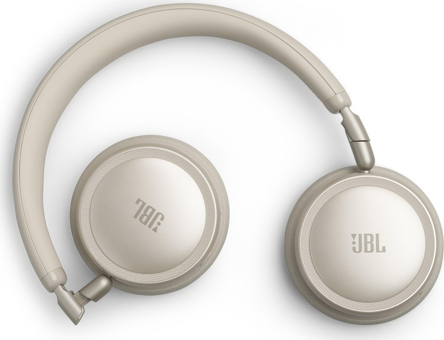 Sluchátka JBL Live 680NC champagne Částečně složená sluchátka JBL Live 680NC