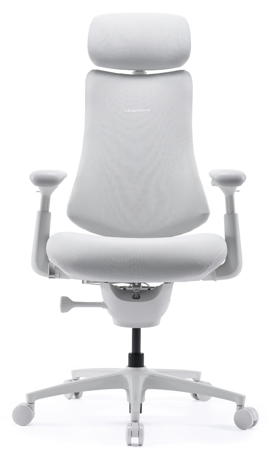 Ergonomická židle LiberNovo Omni Pro Glacier, 48cm - světle šedá