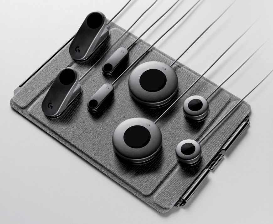 Sada Logitech G Adaptive Gaming Kit - Playstation 5 černé Sada Logitech G Adaptive Gaming Kit s ovladači a tlačítky položenými na podložce